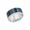 JOOP! Herren Echtschmuck Ring Edelstahl IP blau Geschenkidee Geburtstag