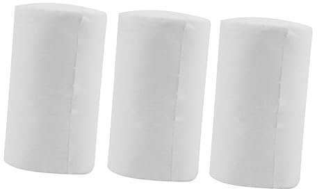 Toyvian Einwegwindeleinlagen für Babys 3 Rollen mit Je 200 Blatt Spülbar aus Vliesstoff Weiße Windelunterlagen für Neugeborene Hygienisch und Praktisch