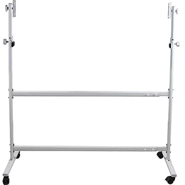 Support Roulant en Métal pour Tableau Blanc 90 X 120 Cm, Chevalet Mobile Réglable Effaçable À Sec pour Bureau, Salle De Classe, Support Uniquement