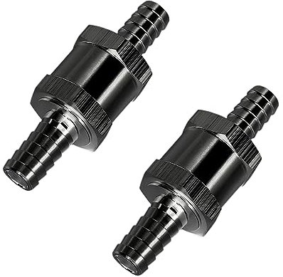 JNNJ Kraftstoff Rückschlagventil für Auto, Kraftstoff Rückschlagventil Rückschlagkraftstoffleitung,2 Stück Auto Vergaser für Benzin Dieselöl Pflanzenöl Wasser(10mm)