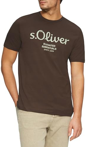 s.Oliver T-Shirt aus Baumwolle mit Label-Print