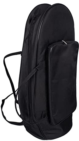BaoFufc Wasserdichte Tasche für Blasinstrumente mit Waldhorn-Tragetasche, tragbarer Bariton-Rucksack, aufrechter Schlüssel, Waldhorn-Tasche, Waldhorn-Rucksack