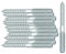 10x Stockschraube M8 x 120 mm – Verzinkter Stahl mit TX-Antrieb | Robuste Gewindestangen für Sichere Befestigung