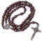 Uskerb Elegant Rosary Beads for Men - Smooth Prayer Beads with Durable Crucifix for Meditation and Daily Wear - Lightweight Design