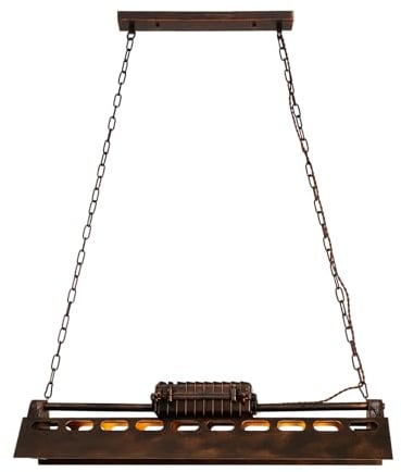 DHQCQL Lámpara de araña Vintage, IP20 Industrial suspensión Luminaria con 4* Lampadine E27, Suspensión Luminaria Salón para Restaurante Salón Dormitorio Cocina Bar Pasillo (sin bombilla)
