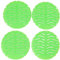 4 Stück Gummi-Urinalsieb-Desodorierer, spritzwassergeschützt, reduziert Gerüche, Badezimmer-Desodorierer, Urinal-Kuchen, Desodorierer, Urinal-Pads, Urinal-Bildschirm, Fußball für