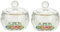FOMIYES Crystal Nail Art Cups 2pcs Glass Nail Art Cups Covers for Liquid and Powder