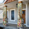 Frühlings-Ostern Wandbehang, 30 x 180 cm, Blumen- und Hasen-Design, 2-teiliges Set, Polyester