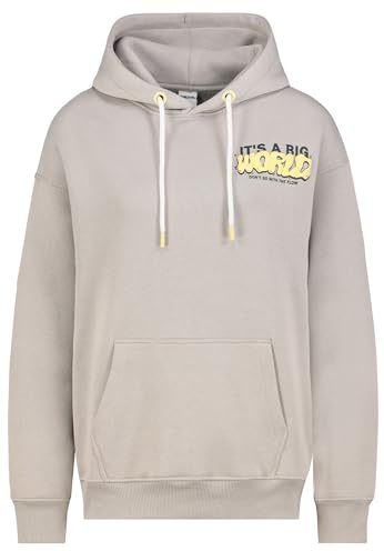 Sublevel Damen Hoodie - Backprint in Comic Schrift, Oversized | Baumwolle | Normal Fit | Kapuze | bedruckt | wärmend | Ohne Verschluss | sportlich-Style | ideal für Streetwear