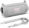 Khanka for JBL Flip 7 Silicone Protective Cover with Detachable Shoulder Strap, Shockproof Soft Case for JBL Flip 7 Portable Bluetooth Speaker,Case Only (White)