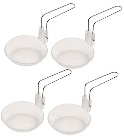 VINTORKY Camping Kochen 4 Pcs Klapp Schöpfkelle Für Suppe Wandern Outdoor Tragbare Mischen Nicht-griff Kunststoff