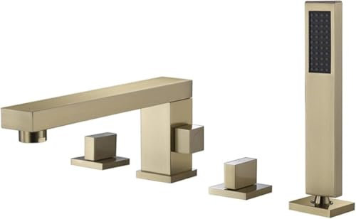 Bad Dusche Mischbatterie Set mit verstellbarem Duschkopf und Schlauch, ideal für moderne Badezimmer-Upgrades