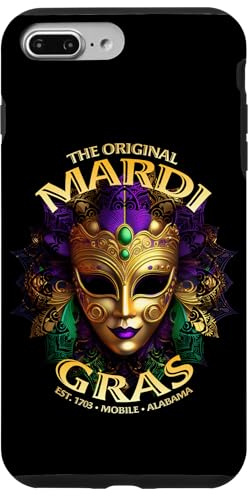Custodia per iPhone 7 Plus/8 Plus L'originale Mobile Alabama Mardi Gras