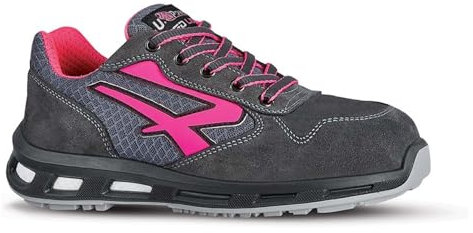 U-Power Red Lion Verok, Unisex-Sicherheitsschuhe, leicht, flexibel, durchtrittsicher, rutschfest, mit Infinergy-Einsatz, mit Aluminium-Zehenkappen - Pink Rose 40