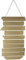 Décopatch HD044C - Un support en papier brun mâché 27x0,6x65 cm, Panneau directionnel