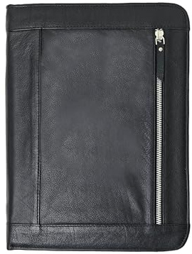 Jaald Dossier Portefeuille Porte-documents Portfolio En Cuir Agenda D'affaires Professionnel A4 Fermeture Éclair organiseur Compatible avec Ipad Pro 33 cm