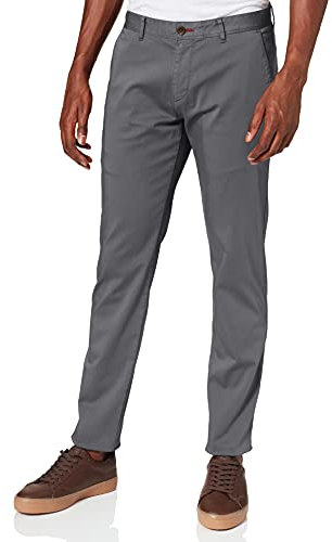 Roy Robson Herren Stoffhose aus Baumwolle mit Stretch Scott-Slim Fit Hose, Grau (Medium Grey A030), 94