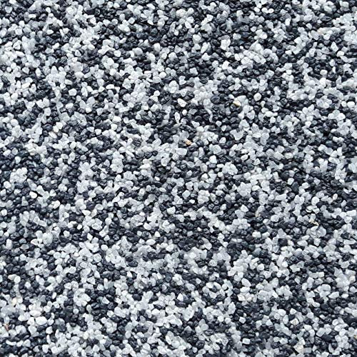 20kg Buntsteinputz Mosaikputz 1-2mm SOP89 Weiß/Anthrazit - Hergestellt in Bayern -