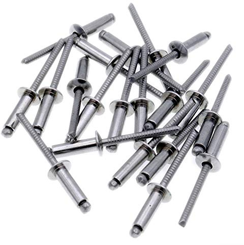 M4.8 (4.8mm x 16mm) Dome Blind Rivet - Stainless Steel (A2) (Pack of 20)