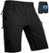 Cycorld MTB Hose Herren Radhose, Schnelltrocknend MTB Shorts mit Sitzpolster, Elastische Farradhose Outdoor Sport Herren Bike Shorts Neu Schwarz mit Unterwäsche M