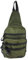 Sling bag Herren I kleiner Rucksack mit einem Träger I Brusttasche I Crossover Tasche I Schulterrucksack I 7173 (grün olive)