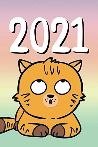 Katzen Kalender 2021: Jahreskalender für Geburtstage und persönliche Notizen. Kalender für 2021