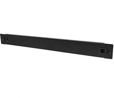 INFITRONIC - INSIRB111STL – 19 Zoll Stahl Rackblende Blindplatte U-Rackblende Blindabdeckung (Werkzeuglose Montage) (1 HE)
