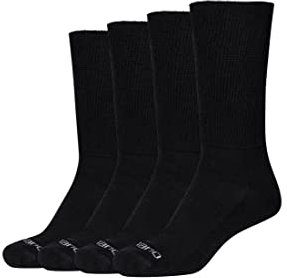 Camano CREW SOCKS, Online Calcetines Diabeticos Unisex 4p Unisex adulto, Black,