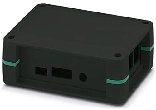 PHOENIX CONTACT UCS 125-87-F-GD-RPI 9005 Universalgehäuse für Leiterplatten, 125mm x 87mm x 47mm, 311.300g, Schwarz