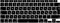 MiNGFi Silikon Deutsche QWERTZ Tastaturschutz für MacBook Air 13 A2179 (2020), A2337 (M1, 2020–2022) EU/ISO Tastaturlayout - Schwarz
