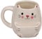 Katze Kaffeebecher mit Keksfach - Kätzchen Tasse Kaffeetasse, Klar