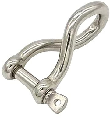 Sky City 316 Acciaio Inossidabile Twist Shackle. Fissaggio a Catena a Catena 10mm 10mm