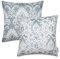 Paco Home 2er Set Kissenbezug 45x45 Dekokissen Kopfkissen Kissenhülle Wetterfest Mehrfarbig Zierkissenbezug Outdoor, Farbe:Grau, Sets:2pcs-Set