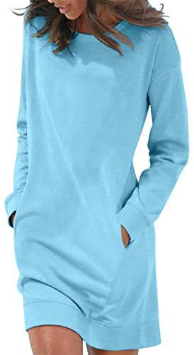 Sweat-Shirt Femme Pull Femme À Manches Longues pour Femme - Epaule Denudee - Pullover Printemps Été - Vetement Tricoté Chic- Coupe Large - Col en V - Sweat Rose Sweat Sport Femme
