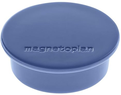 magnetoplan | Magnet DISCOFIX COLOR | Ø 40 mm | VE 40 Stk | dunkelblau