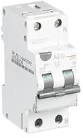 LSFI-Schalter 1PN TypA B-Char16A30mA10kA AEG LSFI B16/030