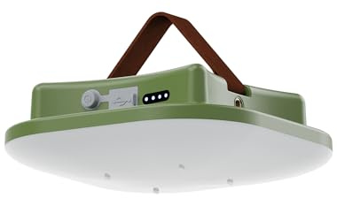MOSLIGHTING LED-Camping-Laterne, 80 W, 4000 lm, 7700 K, tragbare Taschenlampe, wiederaufladbare Zeltlichter mit Magnet, 16500 mAh, Wander-Stromausfälle, Notfall-Survival-Kit