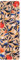 Bilderwelten Garderobe Botanik 105cm x 34cm Blätter Ranken Modern Garderobenhaken Garderobenpaneel Flurgarderobe Flur-Möbel Wandgarderobe Holz