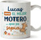 MUGFFINS Tazas Personalizadas para MOTERO hombre - En Español - Mejor que yo Sepia - 11 oz / 330 ml - Regalo Personalizable original y divertido