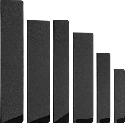 sourcing map 6Pcs Set Knife Edge Guards ABS Knife Cover Sleeves Knife Case Blade Protector Universal Knife Sheath for Home Kitchen Knife