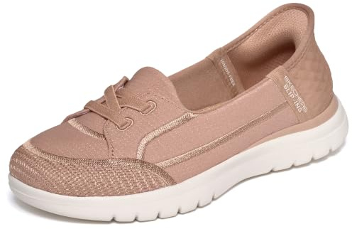 Skechers Women's On The go Flex Top Notch Hands Free Slip ins, Caramel, 6 UK