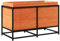 vidaXL Fioriera Giardino Marrone Cera 80x40x50 cm Legno Massello Pino