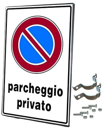 Divieto di sosta, Parcheggio Privato, cartello stradale, per uso esterno, resistente alle intemperie, in ferro, 40x60 cm, insegna stradale, proprietà privata, negozio, ristorante, parcheggio
