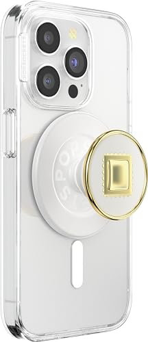 PopSockets Phone Grip for MagSafe with Kickstand, Magnetic Stand, Swappable Top, Secure Hold for iPhone MagSafe Cases, Phone & Tablet Grip - Enamel Raviolo