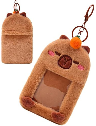 Porte-cartes Kawaii, Étui Pour Cartes De Crédit, Porte-cartes Photo En Peluche, Porte-cartes D'identité, Porte-cartes D'animaux De Dessin Animé, Porte-cartes Décoratifs, Porte-cartes Unique