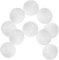 HEMOTON 10st Hohle Plastikkugel Kleiner Baseball Aus Plastik Tragbarer Baseball Aus Kunststoff Training Gefälschter bälle Aus Plastik Kinder Spielen Bälle Weiß