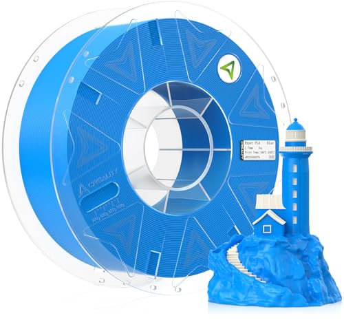 Creality Hyper RFID PLA Filament, 3D-Druckerfilament 1,75 mm 3D-Druckfilament für Hochgeschwindigkeitsdruck, Maßgenauigkeit +/-0,02 mm, 1 kg/Spule – Blau