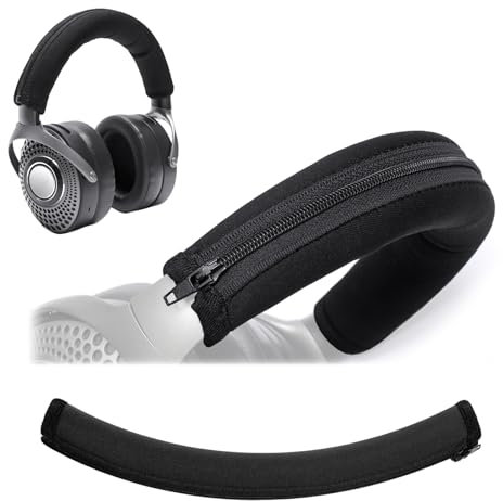 Voarmaks Cojín de Repuesto para Diadema Compatible con Auriculares Focal Bathys, Azurys, Lensys, Hadenys (Negro)