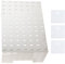 Pegboard -Wandmontage -Display Multi -Funktion Lagernregal Gashochwasser Rohr Rohrabdeckung mit Klebstoffpolster für Küchengaswarmwasserbereiter Dekoration Deckung Haustiermaterial (Groß)