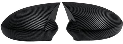 Außenspiegel für 2 x Auto-Seitenspiegelabdeckung, Rückspiegelkappen, passend für Fiat 500 500C Abarth 2007–2023. Spiegelkappen(Carbon Look)